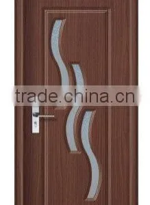 Wooden Door With Frame Pvc Face Lock thumbnail-1