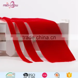 Promotion Christmas Decorative Red Velvet Ribbon thumbnail-5