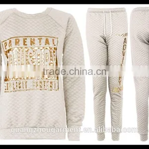 LADIES QUILTED PARENTAL WOMENS SWEATSHIRT TRACKSUIT thumbnail-3
