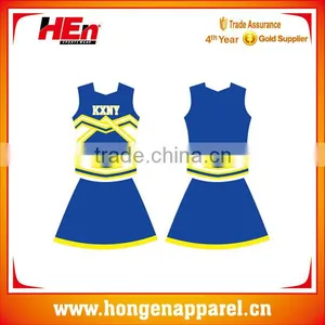 Wholesale Custom Cheerleading Uniforms Breathable Fashion Design /plus Size Cheerleading Uniforms for Sale thumbnail-1