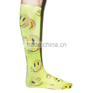 Wholesale Custom Print Socks, Custom Basketball Socks thumbnail-5