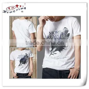 100% Combed Printed Men O-neck Short SleeveT-shirt thumbnail-1