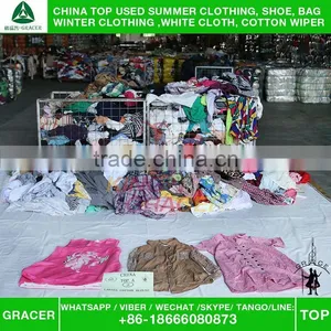 Made In China Stock Brand Name Ladies Cotton Blouse Used Clothes Hot Sale in Usa thumbnail-3