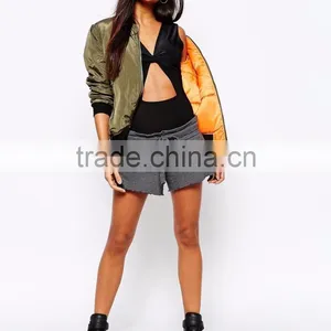 Sexy Women Hollow Plain Black Bodysuit With Spandex Cut Out Bodysuit Plain Design Custom Made Ladies Bodysuit thumbnail-5