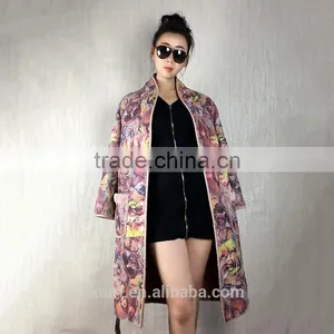 2016 New Real Wool Coat, Sheep Shearing Velvet Jacket Real Fur Coat, Woman of a Long Warm Coat Chinese Stand Collar Long Sleeved thumbnail-3