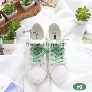 8mm Flat Tie Dry Laces~In Stock Gradient Rainbow Color Shoelaces~Polyester Printing Laces For Sneakers~Amazon Suppliers thumbnail-2