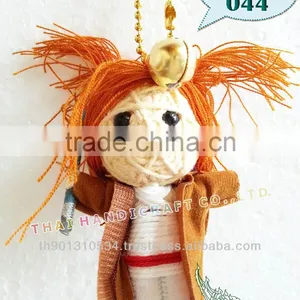 Handmade Keychains Keyrings Voodoo Doll String Accessories Bag Gifts thumbnail-1