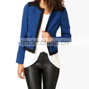 Contrast Trimmed Blazer thumbnail-1