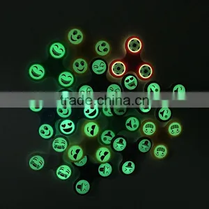 High Quality Cheap Wholesale Hand Spinner Plastic Kids Emoji Glow Spinner thumbnail-4
