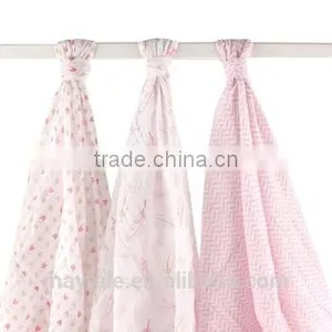 47x47" Prewashed Organic Swaddle Blanket thumbnail-1