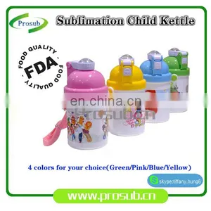Sublimation Kids Water Bottles DIY Baby Straw Cups High Quality Outdoor Travel Children Bottles thumbnail-1
