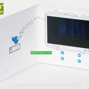 7 Inches Video Brochure LCD Promotional Advertising Wedding Invitation Card thumbnail-3