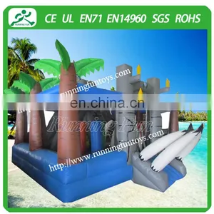 Customized Beautiful Elephant Castle Inflatable Bounce House, Bouncy Castle, Bouncer and Jumper for Kids thumbnail-1