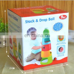 Cartoon Plastic Stacking Toys Educational Baby Game thumbnail-3