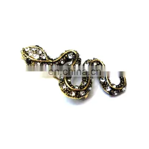 Gold Crystal Spider Brooch thumbnail-1