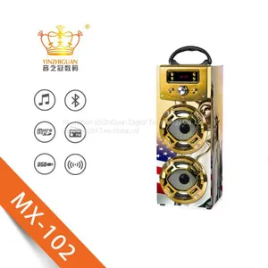 Portable Wireless Karaoke Bluetooth Speaker Subwoofer Mobile thumbnail-2