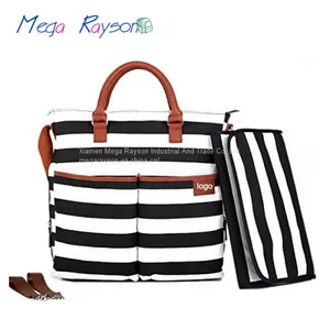 Stylish Multifunctional Fashion Baby Changing Mommy Diaper Bag thumbnail-1