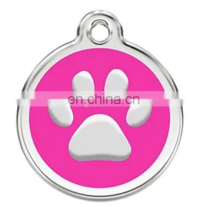 Dog Tags Pet Tags Cat Tags With Round Paw Shape thumbnail-1