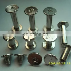 Fashion New Stainless Chicago Screws / Menu Screws /book Screws thumbnail-1