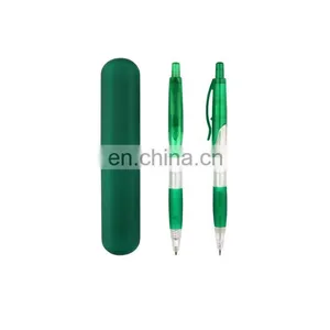 Promotional Logo Printed Ball Pen And Pencil With A Case Matched thumbnail-2