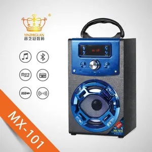 Off-the-shelf Portable Wooden Bluetooth Speaker Christmas PartyK Song Exclusive Speaker thumbnail-1
