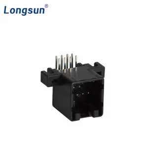 174049-2 TYCO AMP TE Automotive Wire Connector 8 Pin PCB Header Connector thumbnail-1