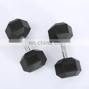 Factory Direct Sales Support A Large Number Adjustable Dumbbell Lbs Hex Dumbbell Set Rubber thumbnail-3