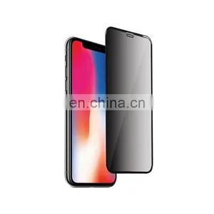 3D 5D Full Coverage Anti-Glare Keeping Secret Anti Shock Tempered Glass Privacy Screen Protector for Iphone x xr xs xs Max thumbnail-5
