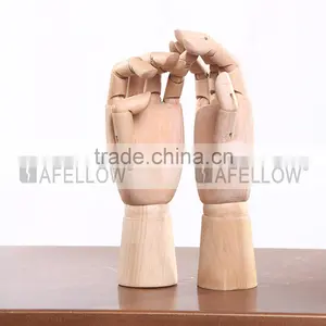 Glove Jewelry Display Flexible Wood Mannequin Hand for Sale thumbnail-4