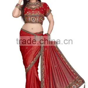 Saree for Ladies for Wedding thumbnail-1