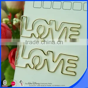 Custom Letter Paper Clip With Shiny Gold Finished Supplier's Choice thumbnail-5
