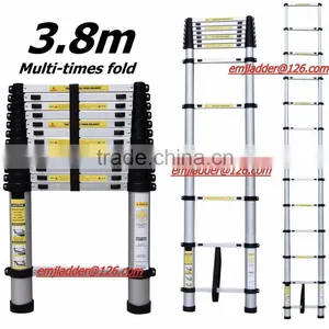Telescopic Ladder 3.8m(EN131/SGS,CE/EN131)(We Also Have 3.8m,3.2m,2.9m,2.6m,2.0m) thumbnail-2