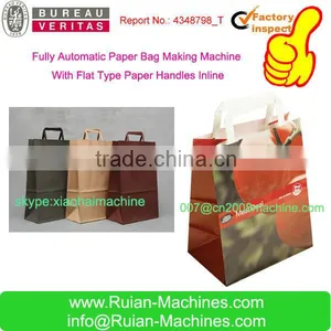 Paper Shopping Bag Making Machine With Flat Type Handles Inline thumbnail-2