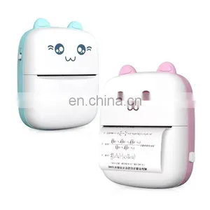 Hot Selling Mini Portable Pocket Printer 200dpi Black White Thermal Sticker Printer Bill Photo Wireless Mobile Label Printers thumbnail-1