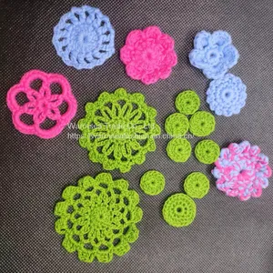 Handcraft Garment Accessories Handmade Cotton Appliques thumbnail-1