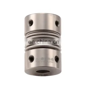 DRG Stainless Coupling Metal Shaft High Torque Motor Generator Bellows Servo Motor Spring Quick-bellow Alloy Camlock Coupler thumbnail-5