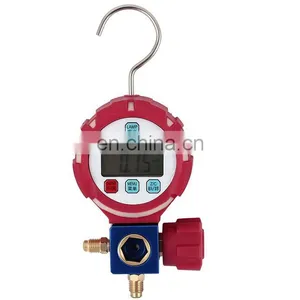 CT-SGD-B Single Digital Manifold Gauge Set for Refrigerant HVAC Refrigeration Air Conditioner Sight Glass Digital Pressure Gauge thumbnail-2