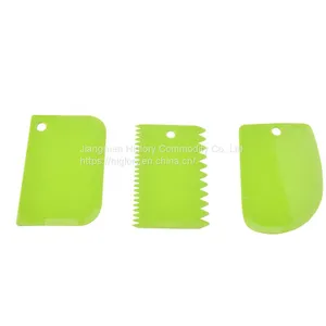 3Pcs Cake Scraper Pastry Butter Dough Cookie Edges Scraper Cake Smoothers DIY Cutter Baking Tools Decorating Accessories Set thumbnail-1