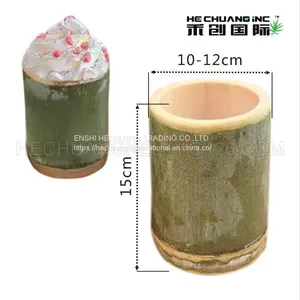 Bamboo Tube 15cm in Height for Ice Cream thumbnail-1