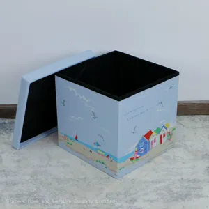 PVC Ottoman With Pattern thumbnail-4