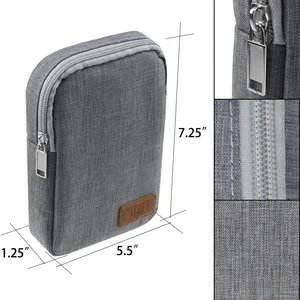 Electronic Accessories Bag,Digital Gadget Organizer Case,Gray thumbnail-1