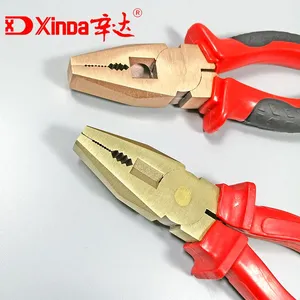Xinda Non Sparking Tools Aluminum Bronze/Beryllium Copper Combination Pliers Explosion Proof Tools thumbnail-4