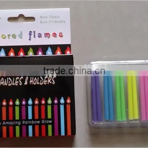 Romantic Coloured Flame Birthday Candle,smart Flame Candle/birthday Candles/color Flame Candle Quality Choice thumbnail-1
