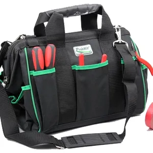 Custom Polyester Zipper and Buckle Men's Tool Carrier Bag Electrical Use Maintenance Tool Bag thumbnail-1