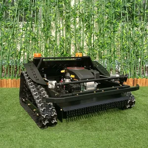 Remote Control Mower on Tracks, China Slope Mower Cost Price, Remote Brush Cutter for Sale thumbnail-3