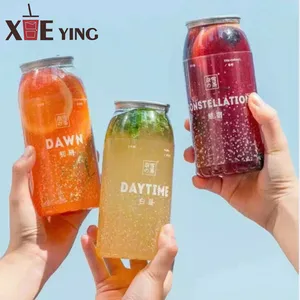 330ml Empty PET Plastic Juice Bottle for Drink Transparent Leak Proof BPA Free Beverage Bottle for Juice Smoothie Business thumbnail-5