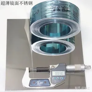 Direct Supply From Source Manufacturer | 0.05mm Ultra-Thin Mirror Stainless Steel, Thin & Translucent, Mirror-Smooth Without Scratches thumbnail-3