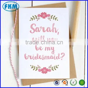 Personalised Bridesmaid Card thumbnail-1