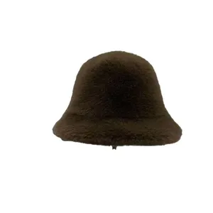 Faux Mink Fur Bucket Hat thumbnail-1
