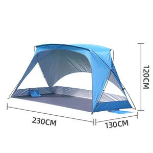 Manufacture UPF50+ 2-3 Person Sunshade Beach Canopy Shelter Tent Umbrella thumbnail-5